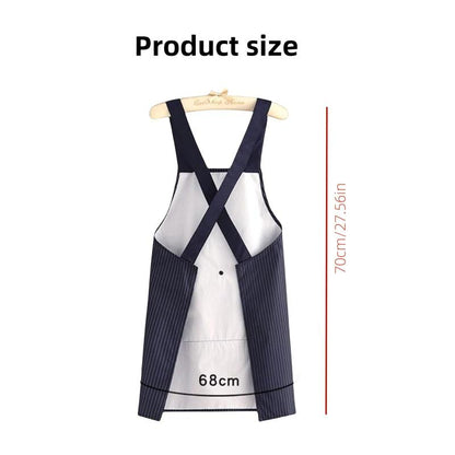 Apron with Pockets for Women and Men Cross Back Design with Towel Machine Washable Kitchen Apron for Cooking Grilling Painting Cleaning Gardening