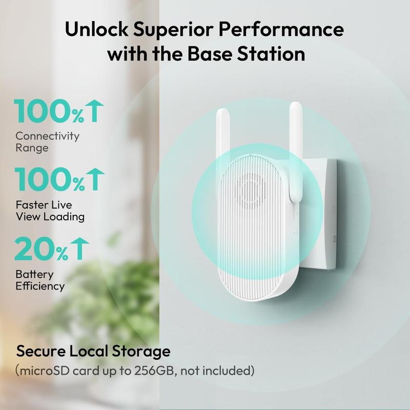 Botslab 2K Doorbell Camera Wireless, 180° Head-To-Toe View, Video Doorbell with 2-Way Audio, AI Smart Notification, 5200Mah Battery, 2.4Ghz Wifi